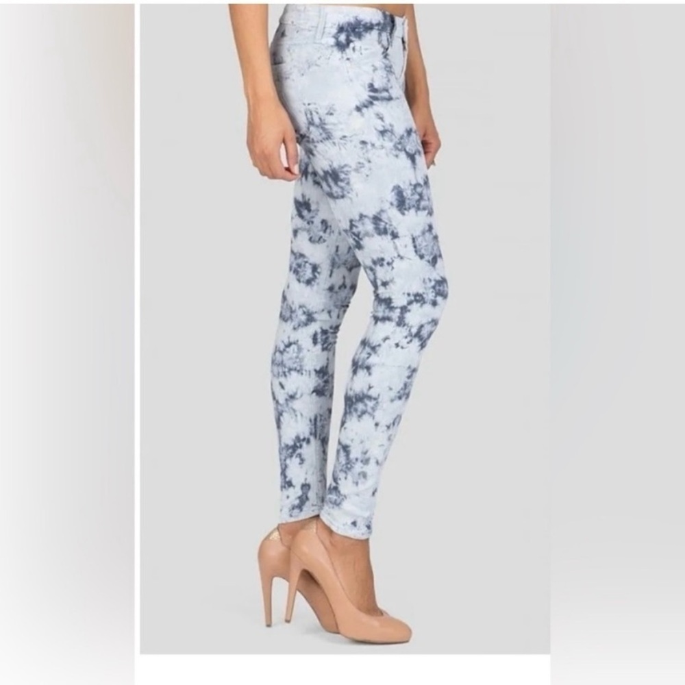 MOTHER The Looker tie-dye Skinny Jean in Ice Breaker Size 26 Luxury Boho Spring - Picture 2 of 9